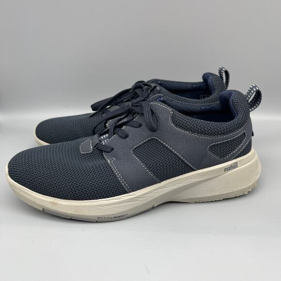 Clarks Sneakers Mens  10 Blue Lehman Tie Lightweight Lace-Up Walking Casual‎ - Picture 4 of 9